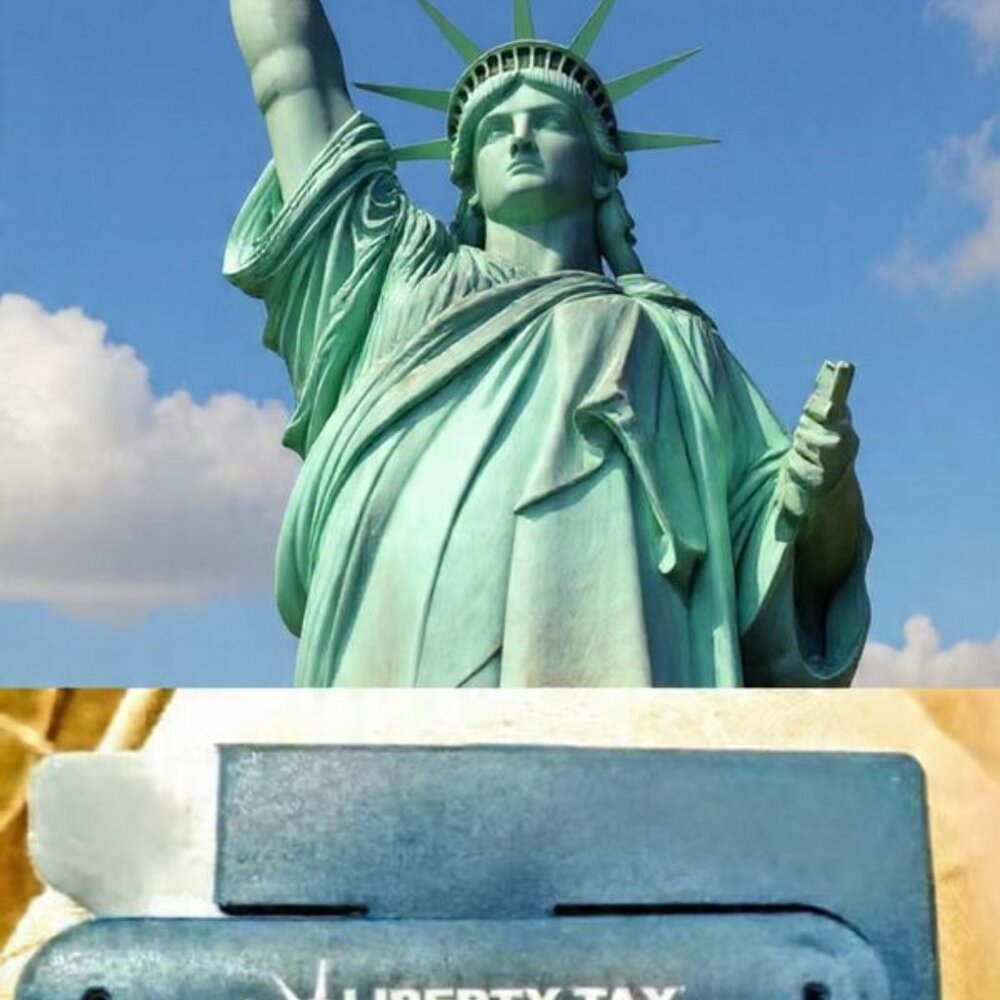 Liberty tax blue Card ID holder* Document You Do L